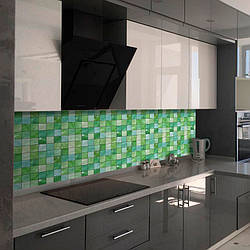 Наклейка на кухонний фартух 60 х 200 см із захисною ламінацією Декоративна мозаїка (БП-s_tx00322)