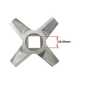 Ніж для м'ясорубки Zelmer №8 двосторонній 632543 86.3109 (ZMMA128X), фото 3