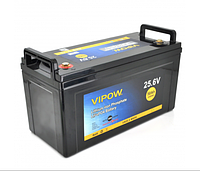 Литий-железо-фосфатная аккумуляторная батарея Vipow LiFePO4 25,6V 50Ah со встроенной ВМS платой 40A 14 кг