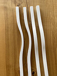 Меблева ручка довга наклдана з дерева ( Хвиля ) ЯСЕН