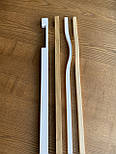 Длинные мебельные деревянные ручки планки ( Волна ) КЛЕН, фото 9