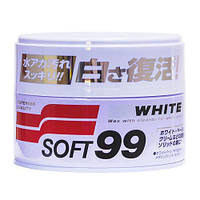 Твердий віск для білих та світлих авто Soft 99 New White Soft Wax 300гр