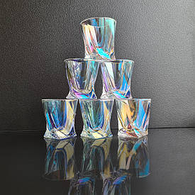 Набір стопок Bohemia Quadro 55 мл 2K936_055 перламутр