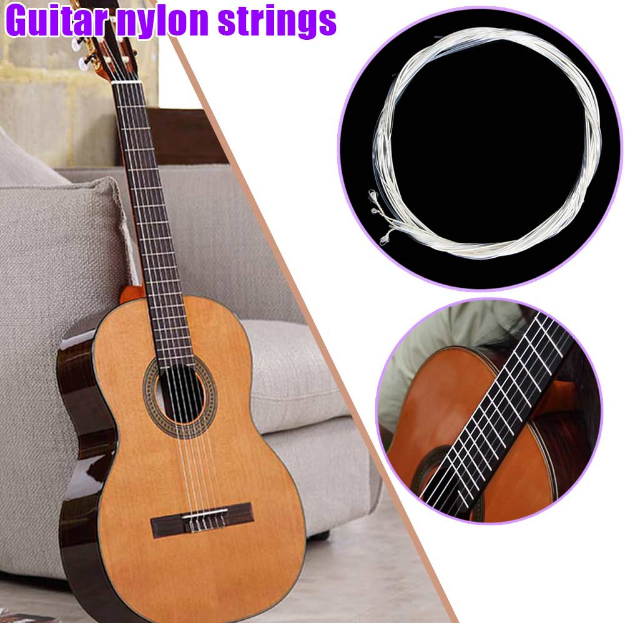 Комплект нейлонових струн для класичної гітари 6 шт.