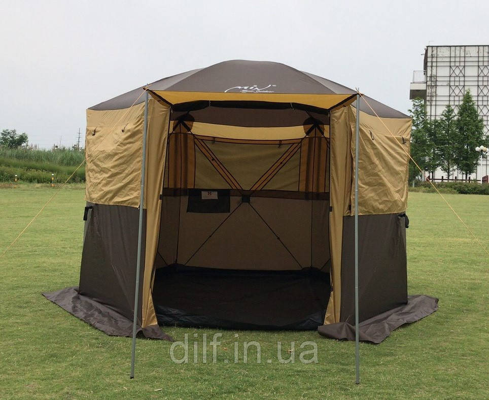 Палатка - шатер автомат Camping Tents MIR-4701 320х320х235 см (беседка, тент туристический) - фото 2 - id-p1546841480