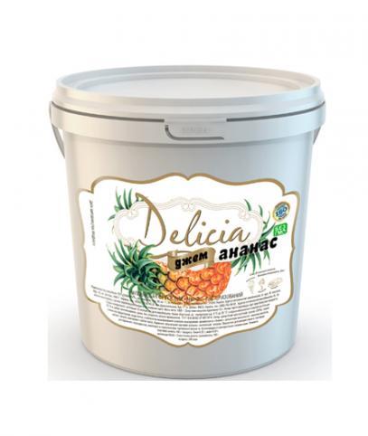 Джем Ананас 1кг TM Delicia
