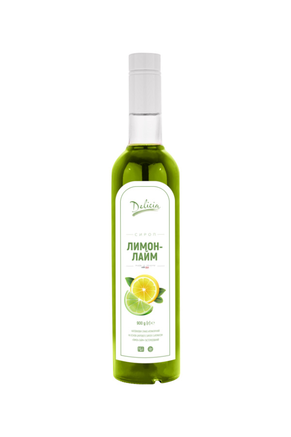 Сироп Лимон лайм ТМ Delicia 700 мл