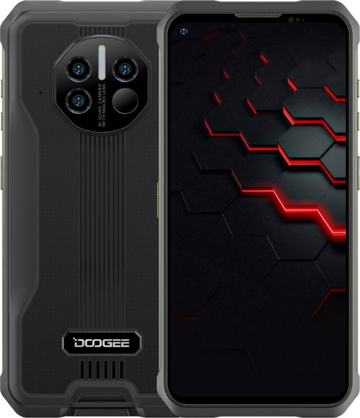 Захищений смартфон DOOGEE V10 8/128GB Black (Global) протиударний водонепроникний телефон