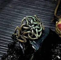 Женское Кольцо серебряное с Кельтским узором .