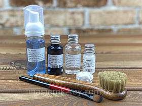 Набір для фарбування автомобільного шкіряного керма Tarrago Car Steering Wheel Restoration колір чорний No118 (30 мл)