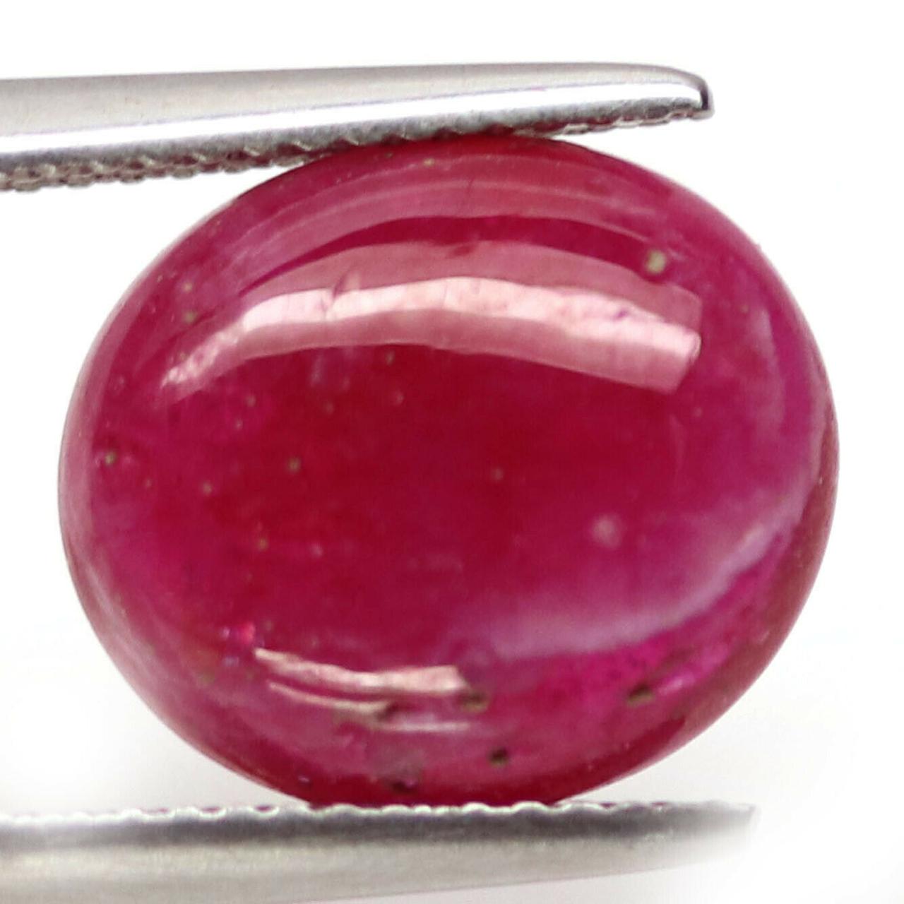 6.09 кт. Природний рубін Мадагаскару овал каб.