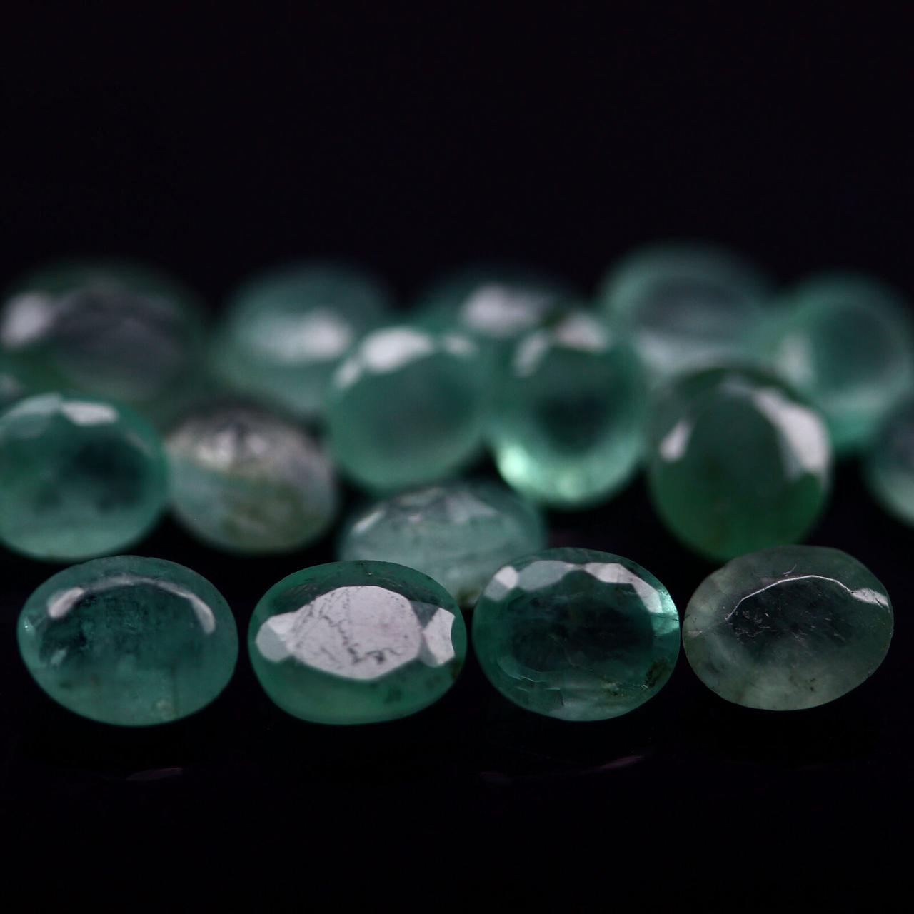 6.52 кт. Природний смарагд Hamba без оброблення 5х4, фото 1