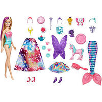 Barbie Адвент календарь Барби Дримтопия (Адвент календарь 2020 Dreamtopia Advent Calendar Mattel GJB72)