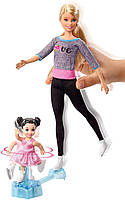Barbie Ice Skating Coach Doll Барбі тренер з фігурного катання FXP38