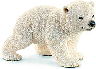 Schleich 14708 Фигурка Полярный медвежонок на прогулке Walking Polar Bear Cub Toy Figure