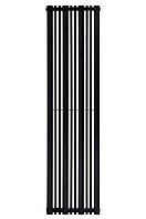 Дизайнерський вертикальний радіатор опалення ARTTIDESIGN Lucca 10/1800/456/50 чорний матовий