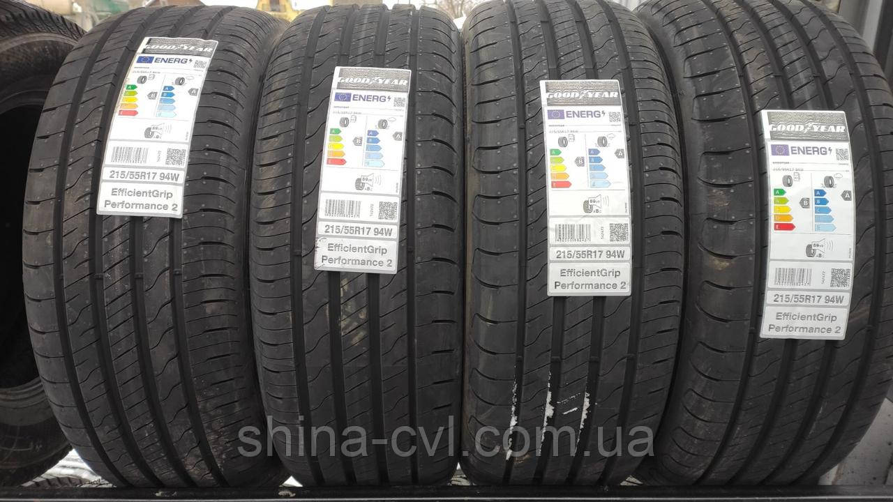 Летние шины 215/55 R17 94W GOODYEAR EFFICIENT GRIP PERFORMENCE 2