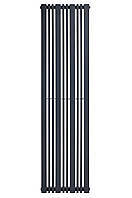 Дизайнерський вертикальний радіатор опалення ARTTIDESIGN Lucca 10/1800/456/50 сірий матовий