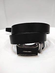 Чоловічий шкіряний ремінь Calvin Klein різні пряжки