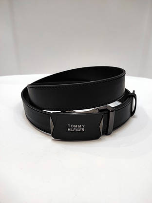 Чоловічий шкіряний ремінь Tommy Hilfiger різні пряжки, фото 4