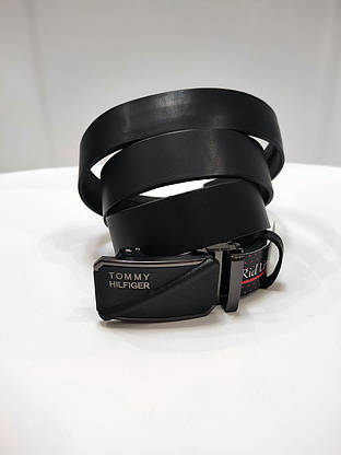 Чоловічий шкіряний ремінь Tommy Hilfiger різні пряжки, фото 6
