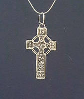 Кельтский серебряный крестик .