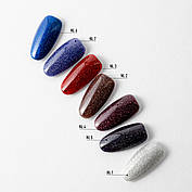 Гель-лак для нігтів NUB Gel Polish Night Light 8 мл, 12 - Ocean Secrets зі світловідбивальним ефектом, фото 5