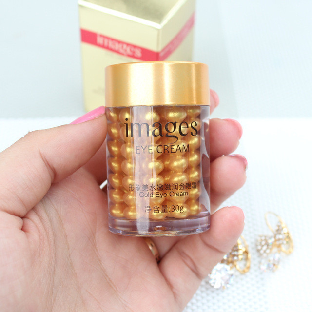 Крем-сироватка під очі з гіалуронової кислотою і золотом IMAGES Bright and Moisture Gold Eye Cream