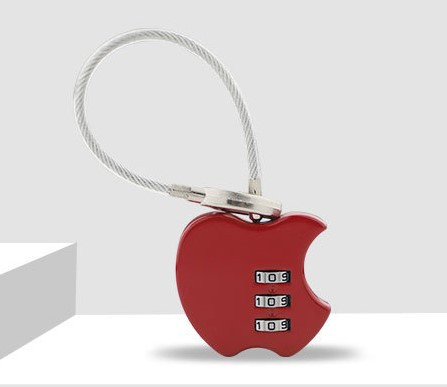 Кодовий замок для валізи Червоний