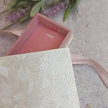 Футляр для кулона, підвіски Подарункова коробочка універсальна Ніжність, фото 4