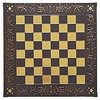 Доска для шахмат коричневая 46х46см. Marinakis Bros Греция 086-5006