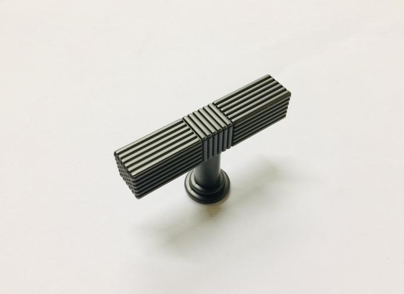 Ручка-кнопка сучасна класика RT-9688-00 Graphite темний графіт