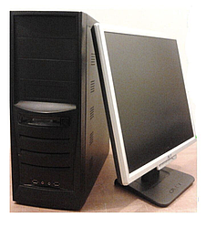 Комплект ПК: Tower/Core 2 Quad Q8200 4 ядра 2.33GHz/3GB RAM/500GB HDD+Монітор 19'/ 5:4