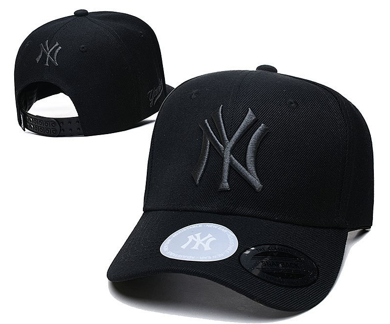 Кепка Бейсболка New York Yankees NY MLB Нью-Йорк Янкіз З Темно-сірим Логотипом Чорна
