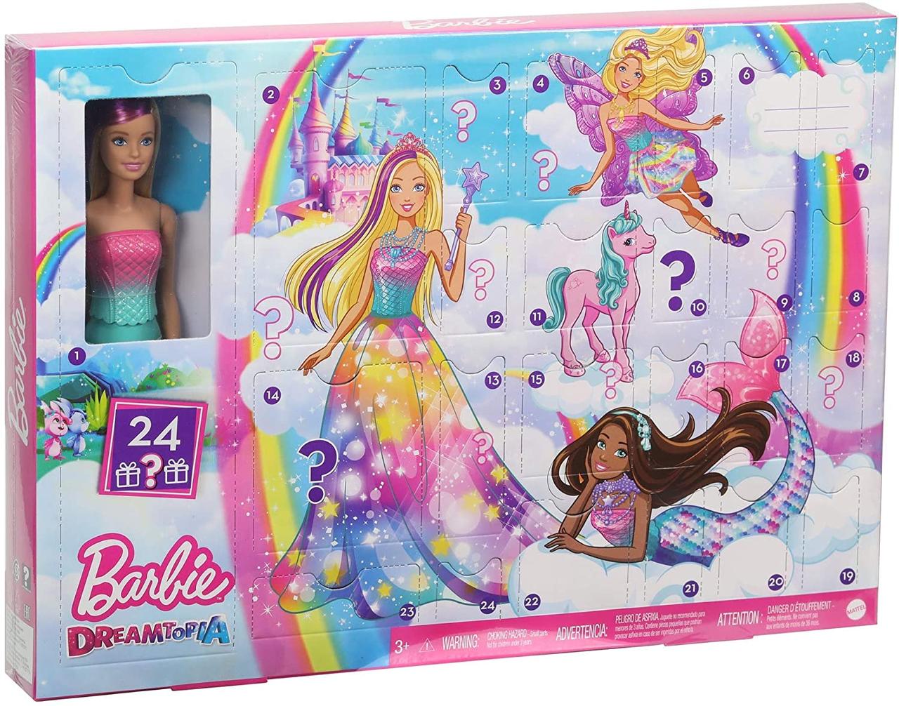 Ігровий набір Адвент календар Барбі Barbie Dreamtopia Advent Calendar