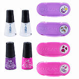 Cool Maker: набір для нейл арта з рожевим і лавандовим лаком Go GLAM, фото 4