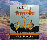 Индийское мумие Шиладжит, Патанджали, 20капс; Shilajit, Patanjali