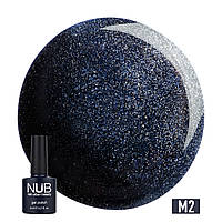 Гель-лак для ногтей NUB Gel Polish Mystery 8 мл, 02 Ocean, Магнітний, котяче око