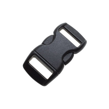 Фастекс (Пряжка) 10 мм Kitty Clip WJ Woojin Plastic ацетал, колір Чорний, фото 1