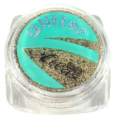 Блискітки (Гліттер) мелкие Атлас 2 гр - Бронза светлая AS-2302, фото 1