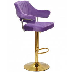 Стільчик для візажу Jef velor Gold