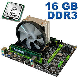 Материнська плата+CPU+RAM+Кулер:X79 2.72 + Intel Xeon E5-2650 (8  ядер по 2.0GHz) + 16GB DDR3