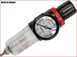 Пневматичний повітряний фільтр з редуктором і манометром Yato YT-2382