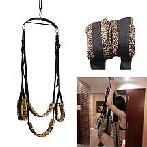 Гойдалки для сексу ремені м'які Fly Sex Yoga БДСМ кріплення на двері, фото 3