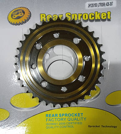 Зірка JH-125 428x36T SFR Polish Gold\Black, фото 1