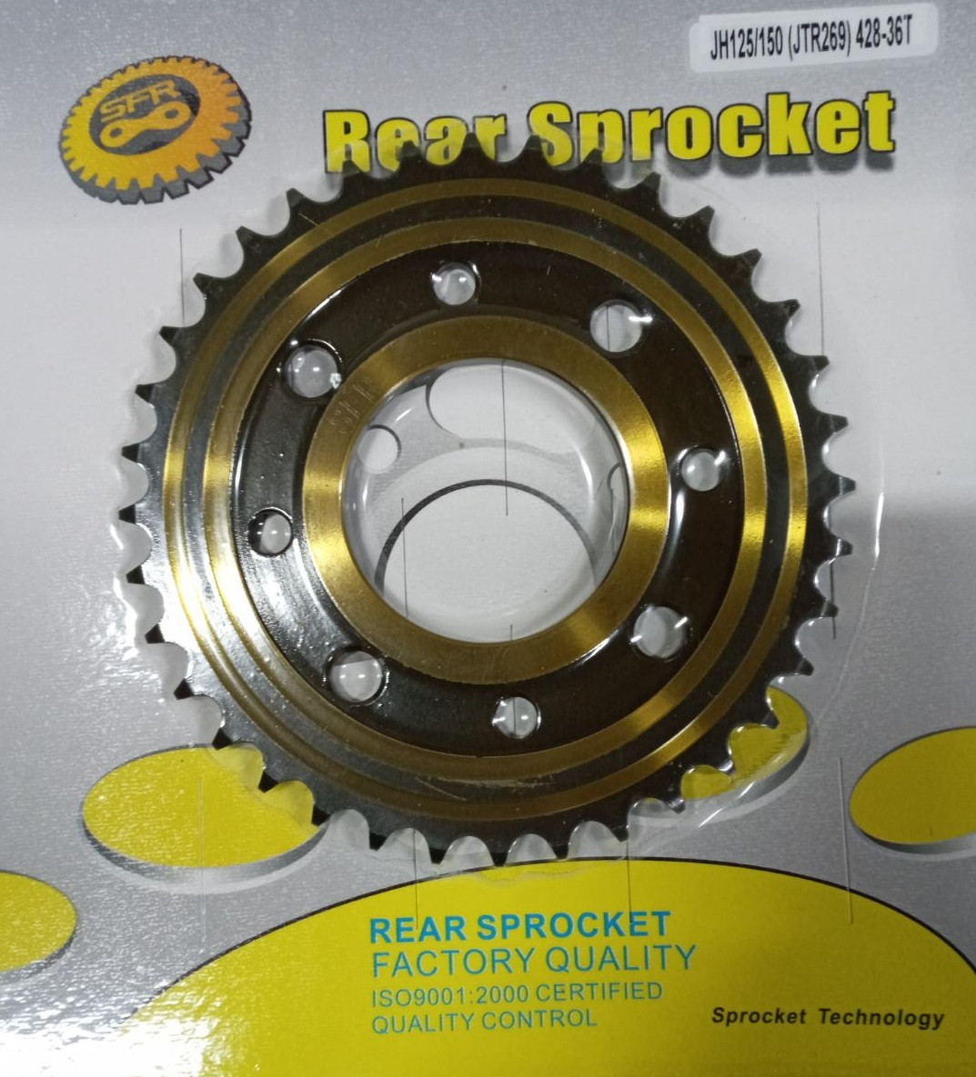 Зірка JH-125 428x36T SFR Polish Gold\Black