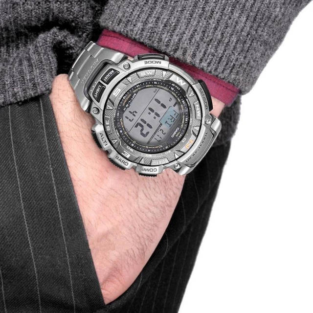 Мужские часы Casio ProTrek PRW-2500T-7 Titanium (PRW2500T