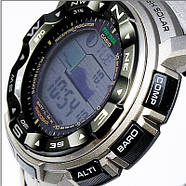 Чоловічий годинник Casio ProTrek PRW-2500T-7 Titanium (PRW2500T) Касіо японські кварцові, фото 2