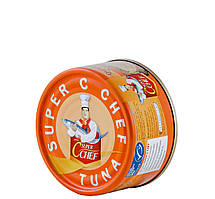 Тунець консервований у розсолі SUPER CHEF Таїланд, 185 г