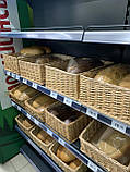 Лотки плетені 42х32х14 торгові кошики з лози короби для овочів, фруктів, хліба, фото 8
